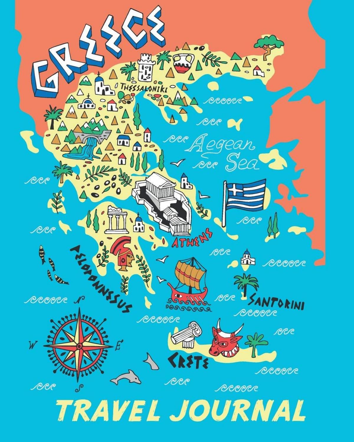 اليونان خريطة السفر